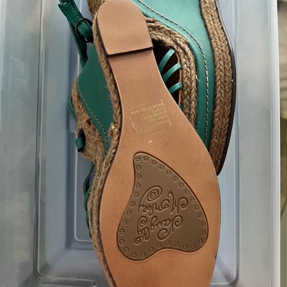 Naughty Monkey Women's Divine Ankle-Strap Sandal,Teal,6.5 M US